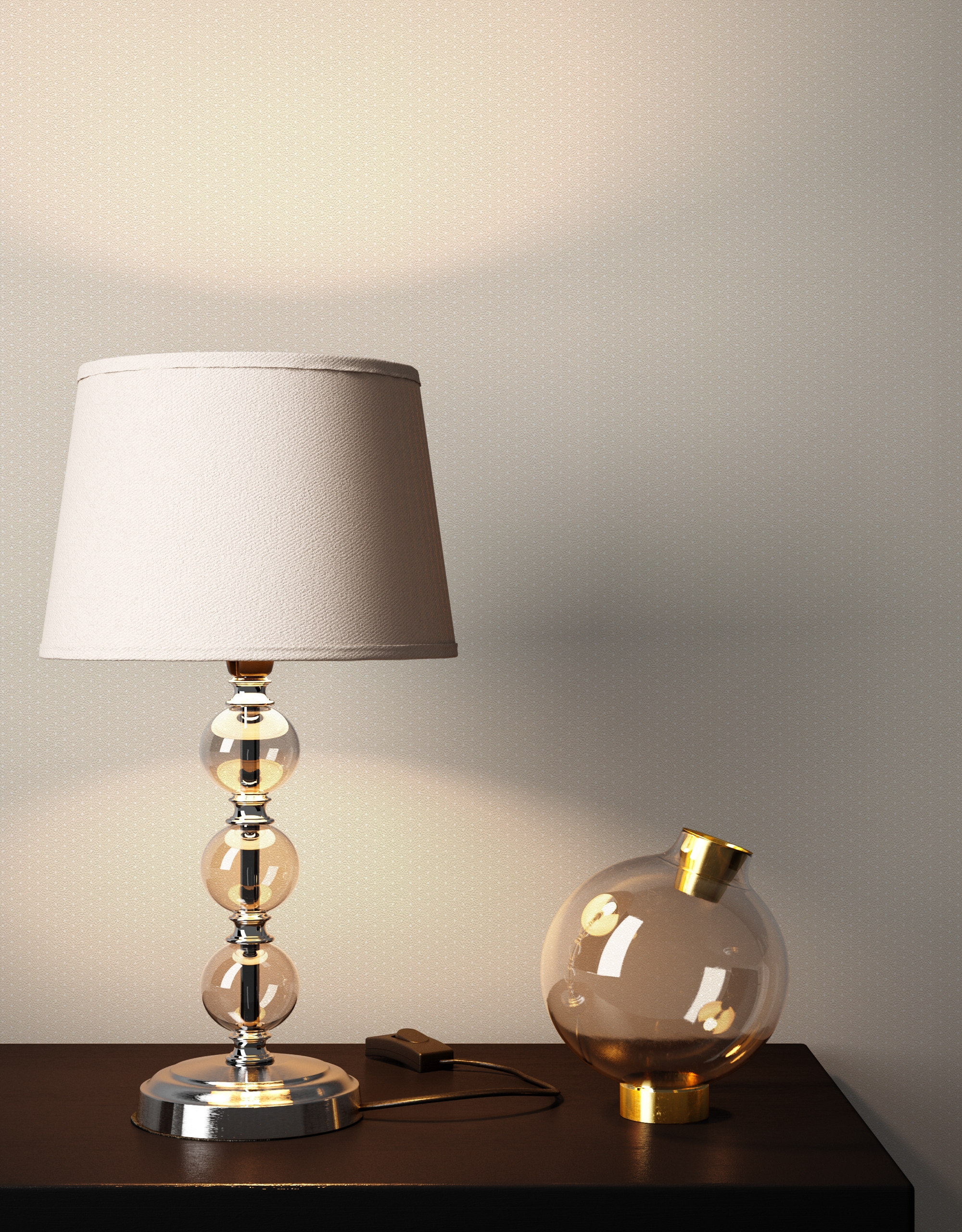 Naima Punkte Beige
