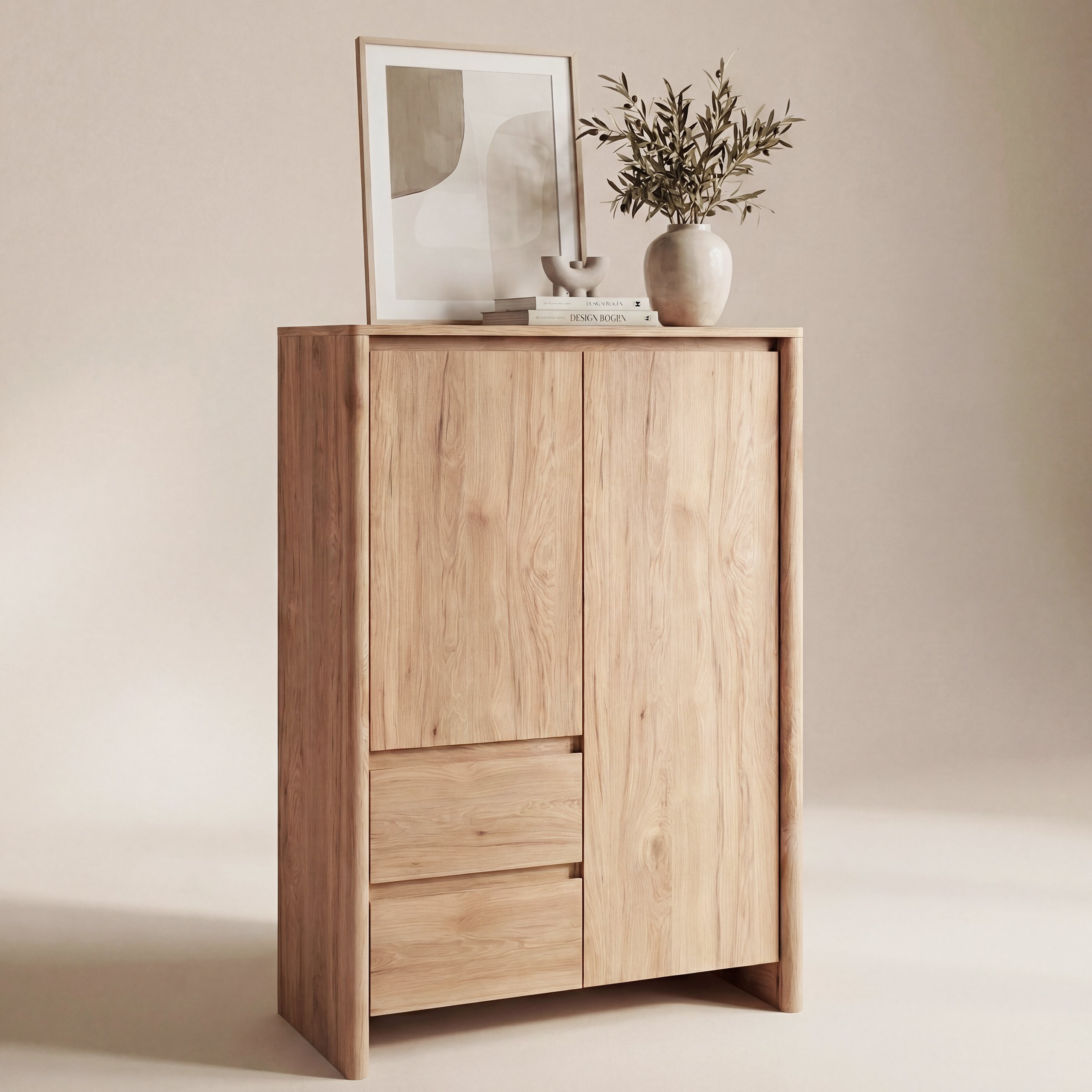 Tavion.three Highboard in Hickory-Dekor
